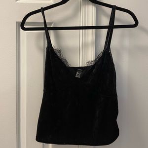 *SOLD* Forever 21 Velvet Crop Top